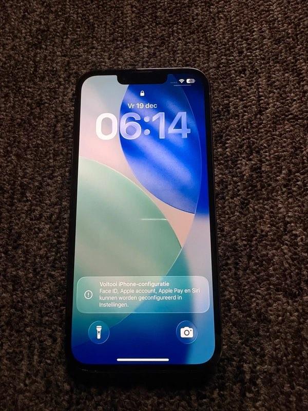 iPhone 13 Pro + accessoires, 512 GB, Gebruikt, Blauw, Ophalen of Verzenden