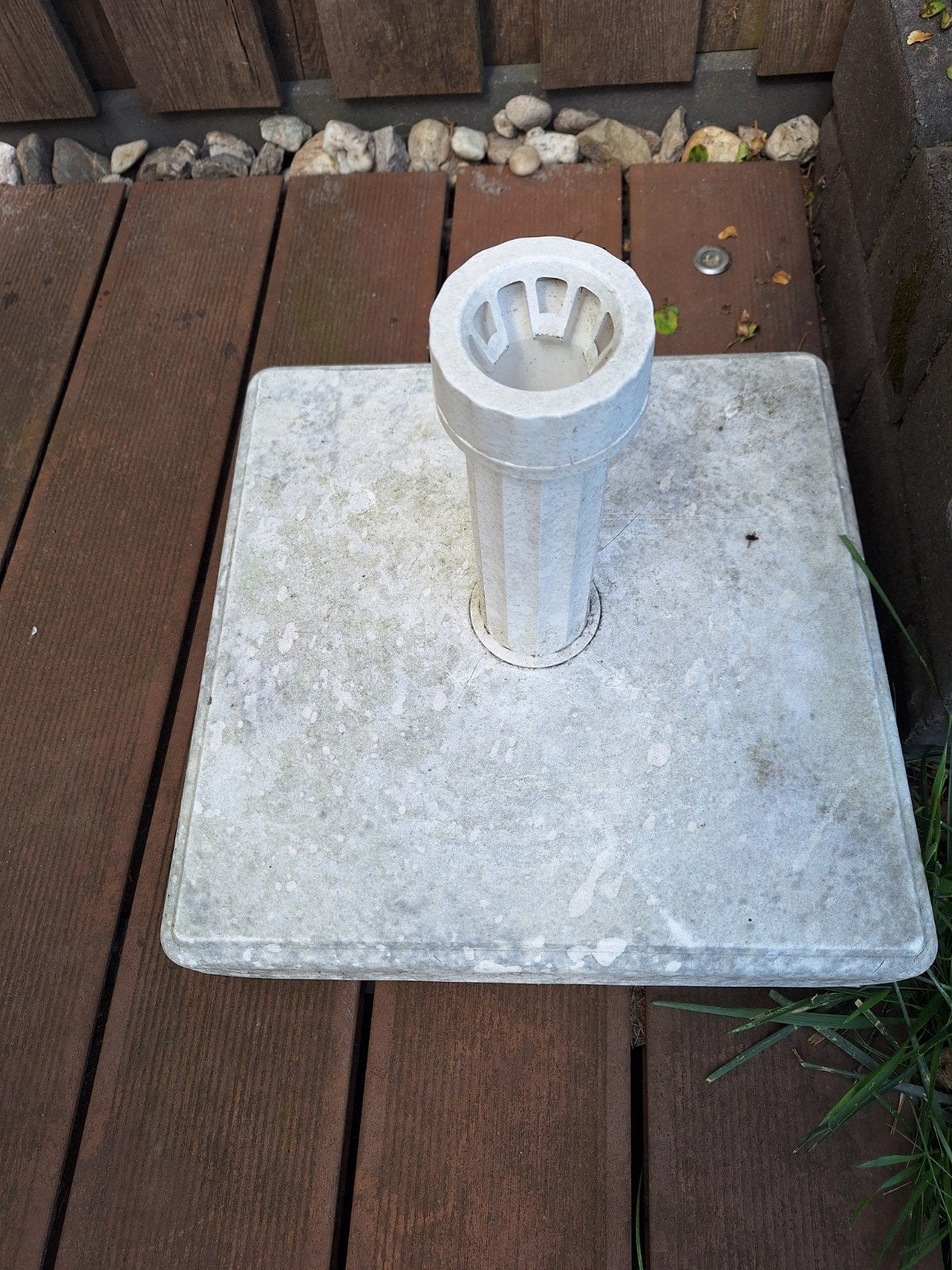 zware parasolhouder, Tuin en Terras, Parasols, Ophalen, Minder dan 1 meter, Parasolvoet