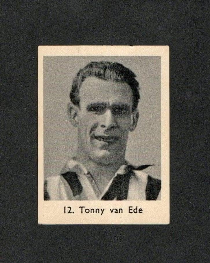 Voetbalplaatje Tonny van Ede Sparta (12)., Ophalen of Verzenden, Zo goed als nieuw