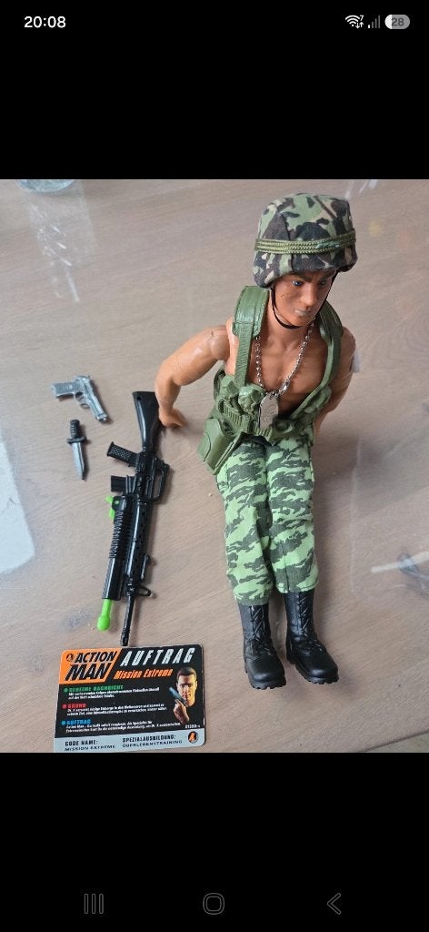 Action man warpaint warrior, Ophalen of Verzenden, Gebruikt