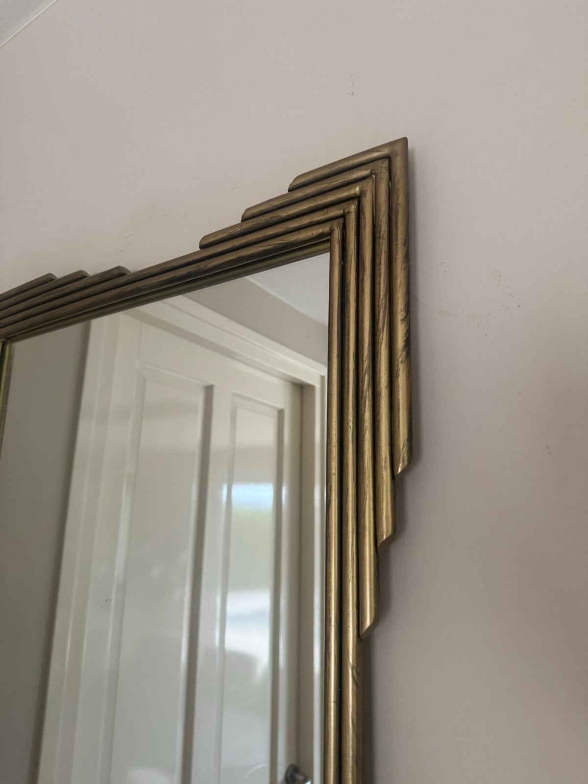 Richmond spiegel Evy - Art Deco stijl, Ophalen, 100 tot 150 cm, Zo goed als nieuw, Rechthoekig