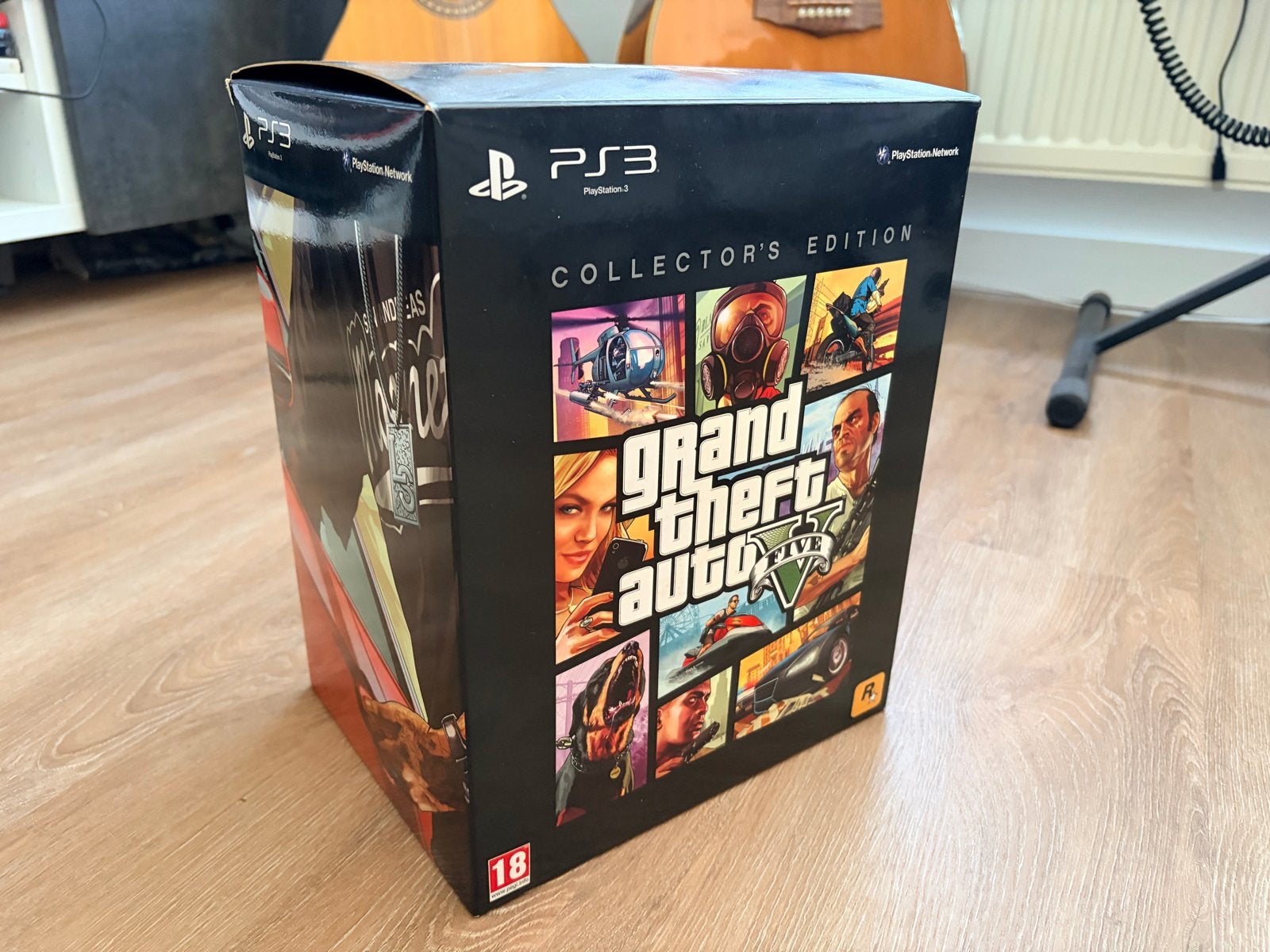 Zeldzame Grand Theft Auto V Collector's Edition PS3, Avontuur en Actie, Online, Vanaf 18 jaar, 1 speler