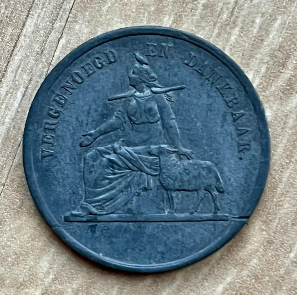 Broodpenning Gemeente Amsterdam 1861, Verzenden, Overige materialen, Nederland