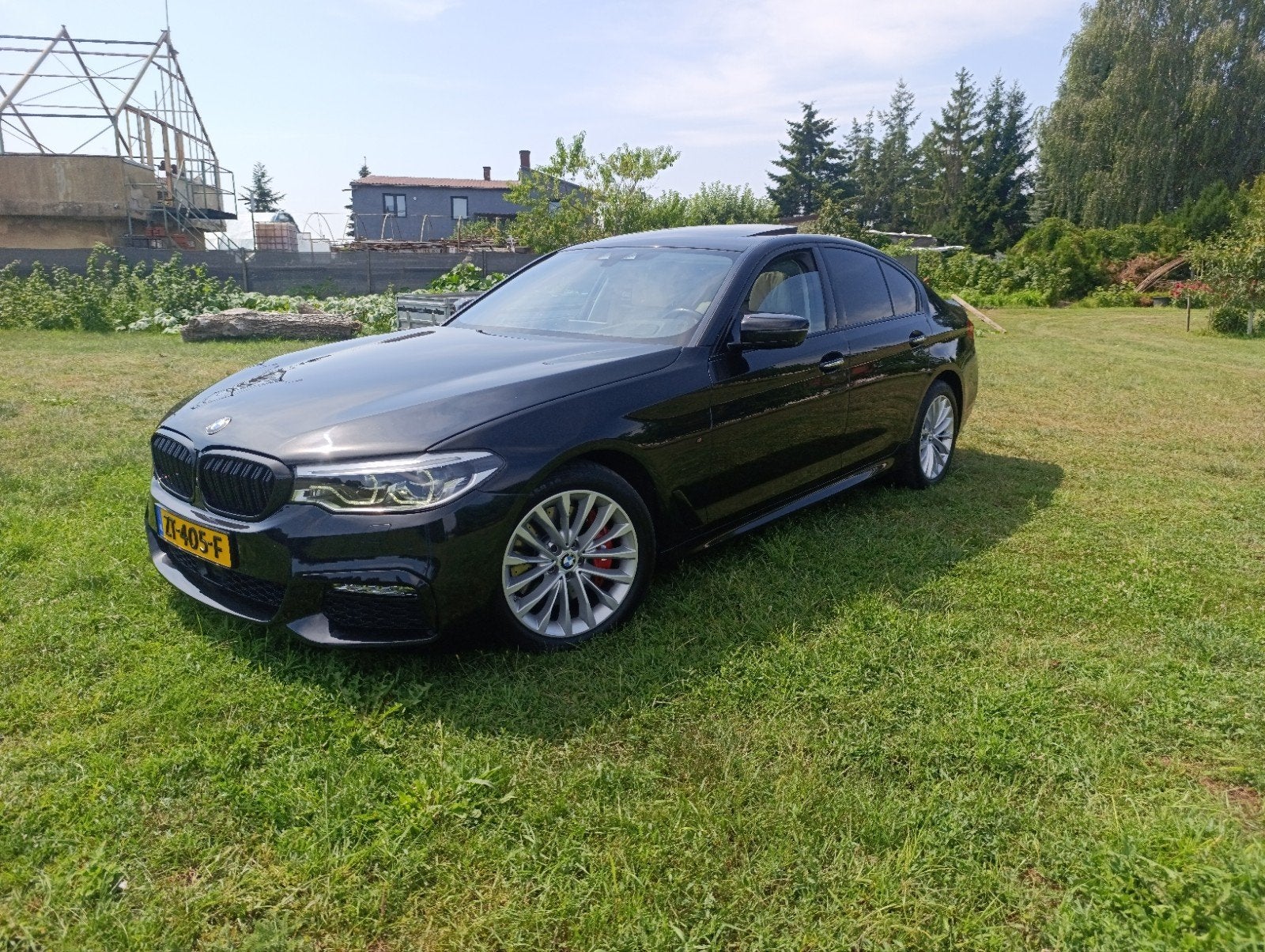 BMW 5-Serie 540i 340pk Xdrive Aut. 2017 Zwart, Auto's, BMW, Automaat, 2000 kg, Overige kleuren, Vierwielaandrijving