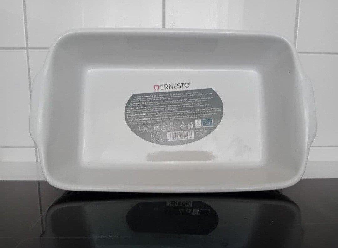 Porselein Ovenschaal Rechthoekig Wit. Nieuw!, Ophalen, Nieuw