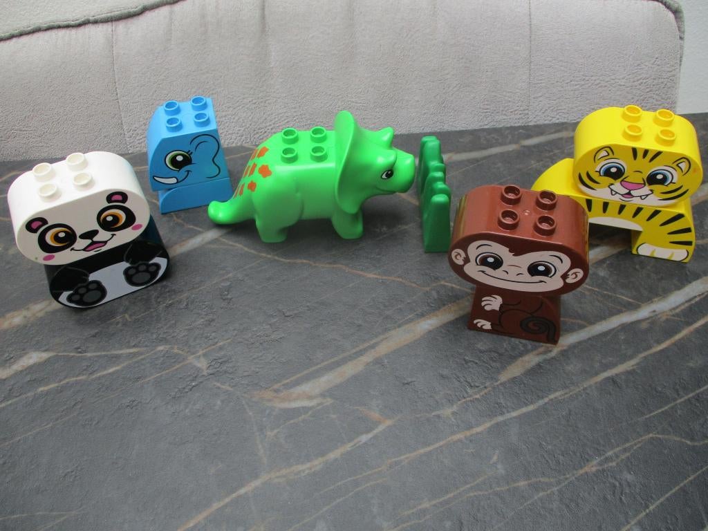 Lego Duplo set dieren / dino, Ophalen of Verzenden, Zo goed als nieuw, Complete set, Duplo