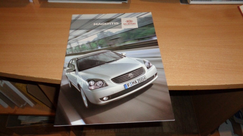 Folder  KIA  MAGENTIS  ,  1-2007, Ophalen of Verzenden, Zo goed als nieuw, Overige merken