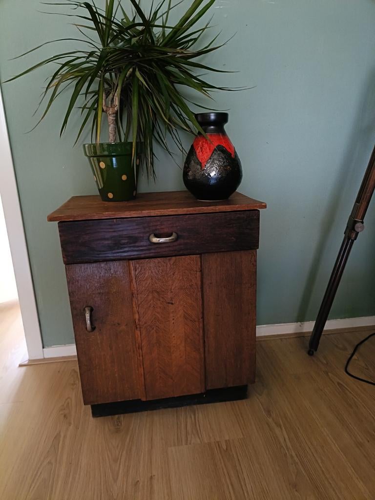 Amsterdamse school/artdeco kastje, Ophalen, Gebruikt, 25 tot 50 cm, 50 tot 100 cm