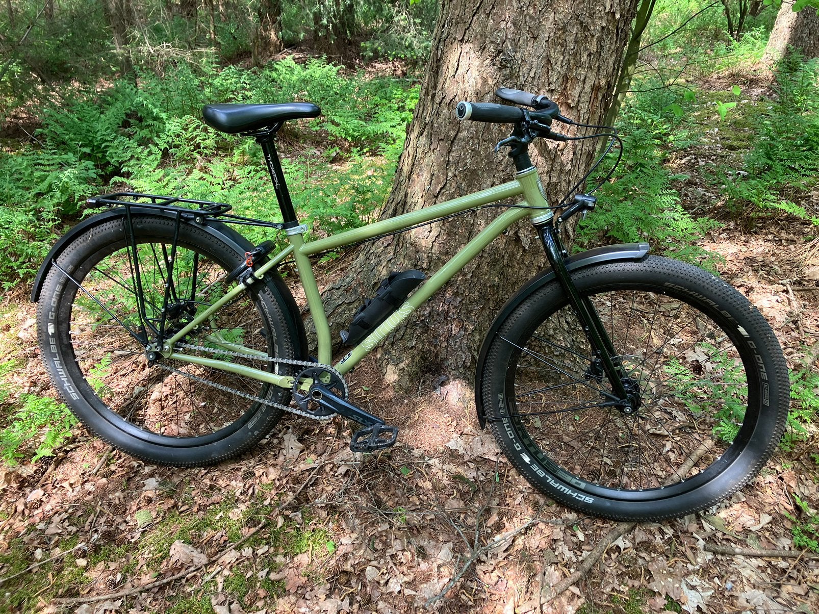 FRAMESET Pipedream Sirius S5 Long (medium) vintage green, Ophalen