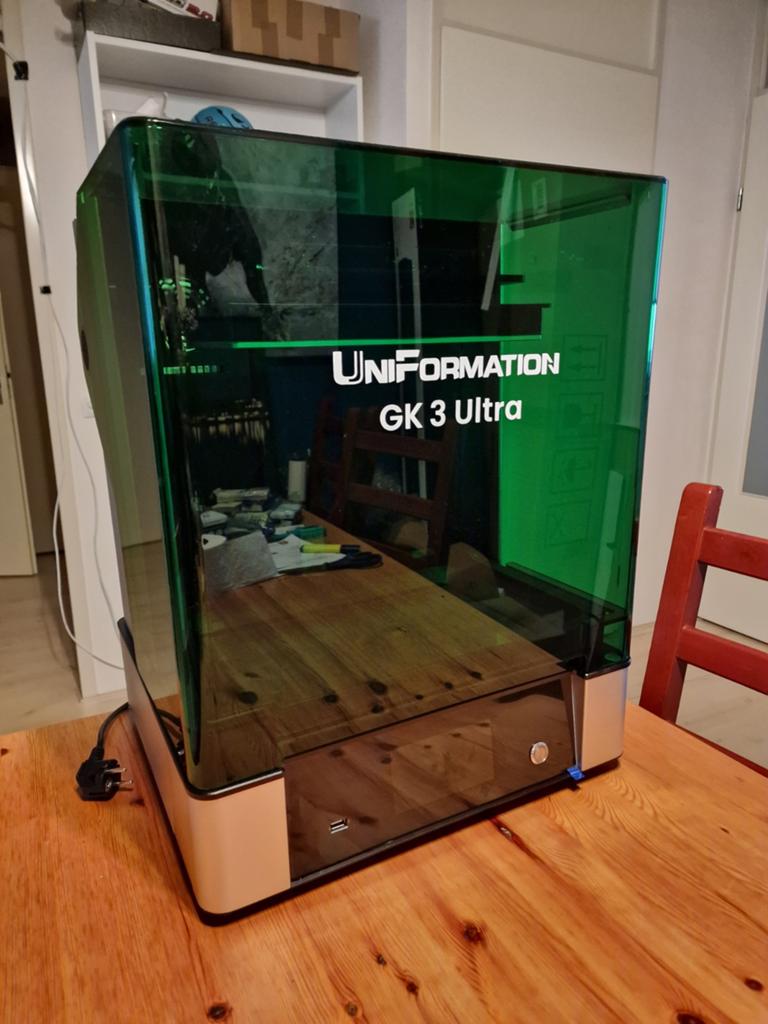 Uniformation GK3 Ultra zo goed als nieuw, Computers en Software, 3D Printers, Ophalen, Zo goed als nieuw, Resin/Hars, Uniformation