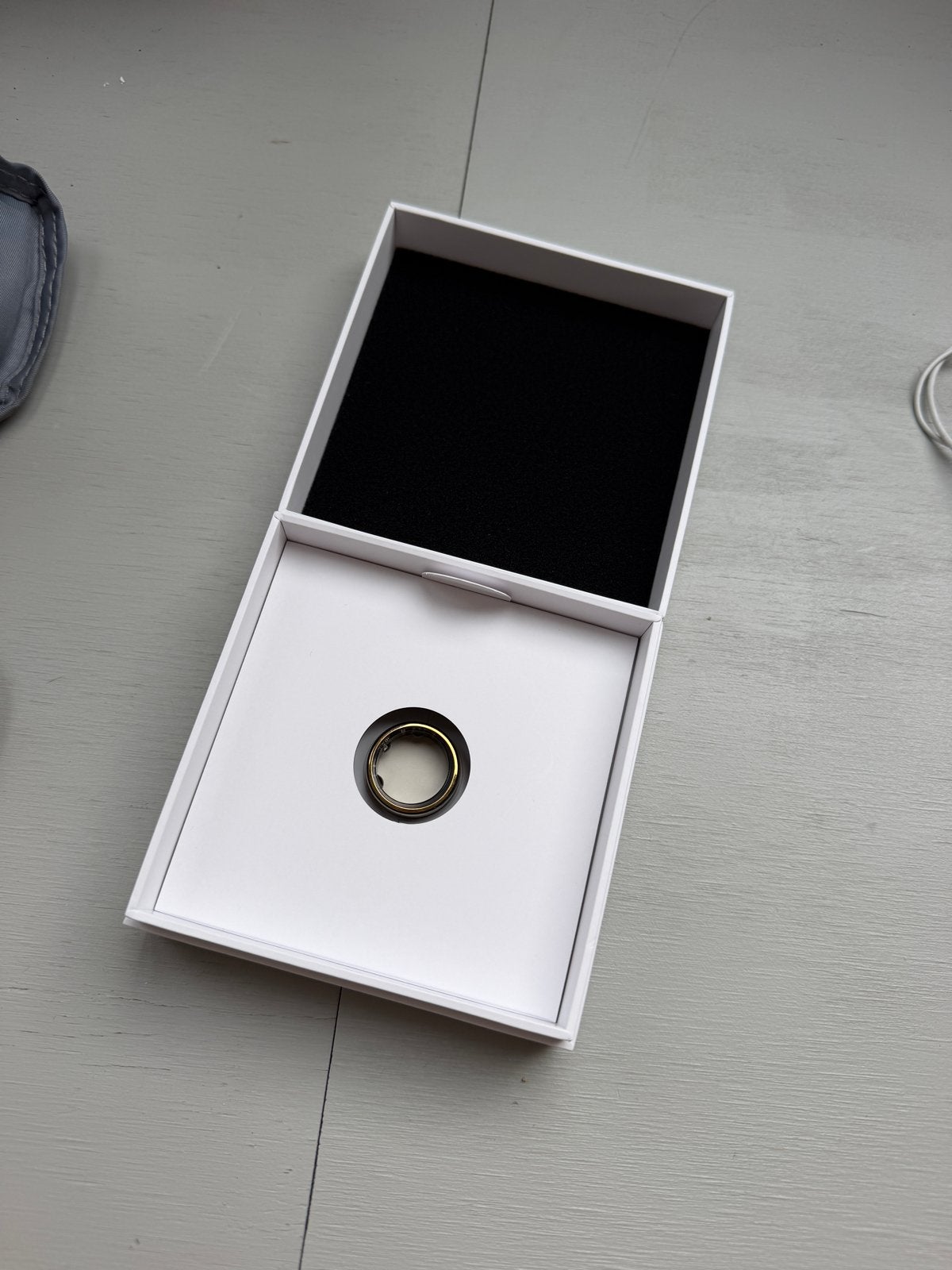 Oura Ring Gen3 Gold - US9, Sieraden, Tassen en Uiterlijk, Geel, Ophalen of Verzenden, Zo goed als nieuw, Waterdicht