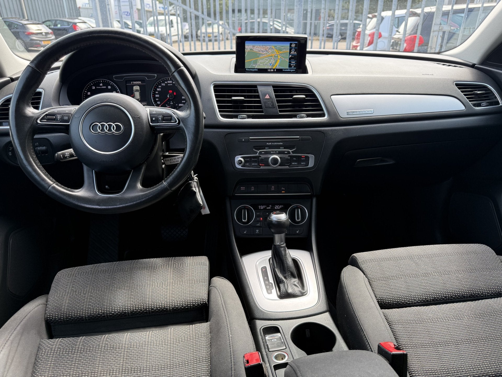 Audi Q3 2.0 TFSI Automaat, quattro Design Pro Line Plus Comf, Auto's, Audi, Gebruikt, 4 cilinders, 179 pk, Zwart