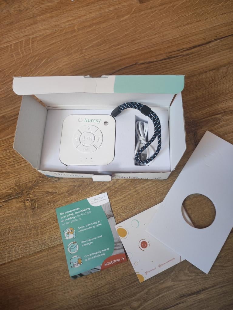 Numsy White Noise Apparaat - Baby Slaaphulp, Ophalen, Zo goed als nieuw, Overige typen, Met geluid