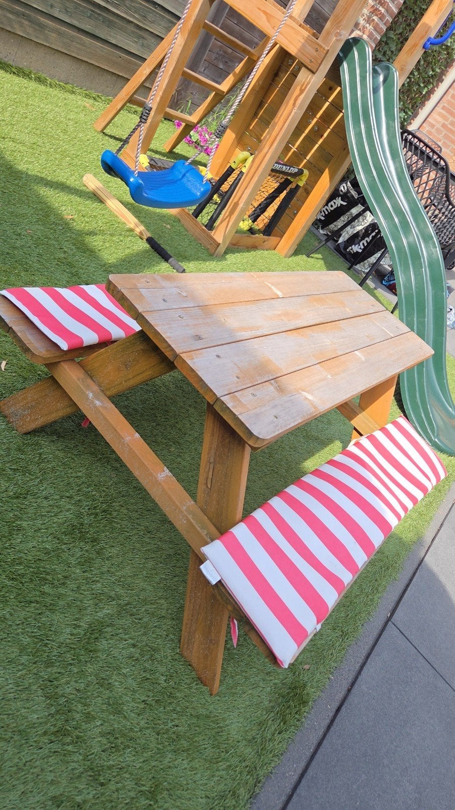 Kinder picknicktafel met kussens, Kinderen en Baby's, Ophalen, Gebruikt