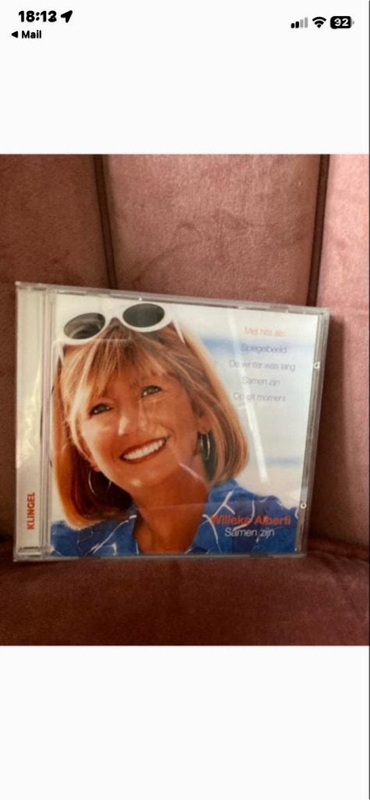 Willeke Alberti - Samen zijn CD (Klingel editie), Gebruikt, Ophalen of Verzenden, Levenslied of Smartlap, Inclusief doosje