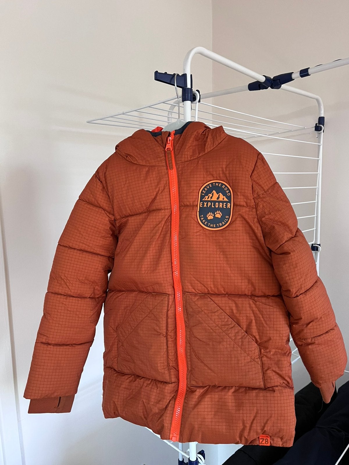 Z8 jas 116/122 oranje jongens winterjas, Ophalen of Verzenden, Gebruikt, Jongen, Jas