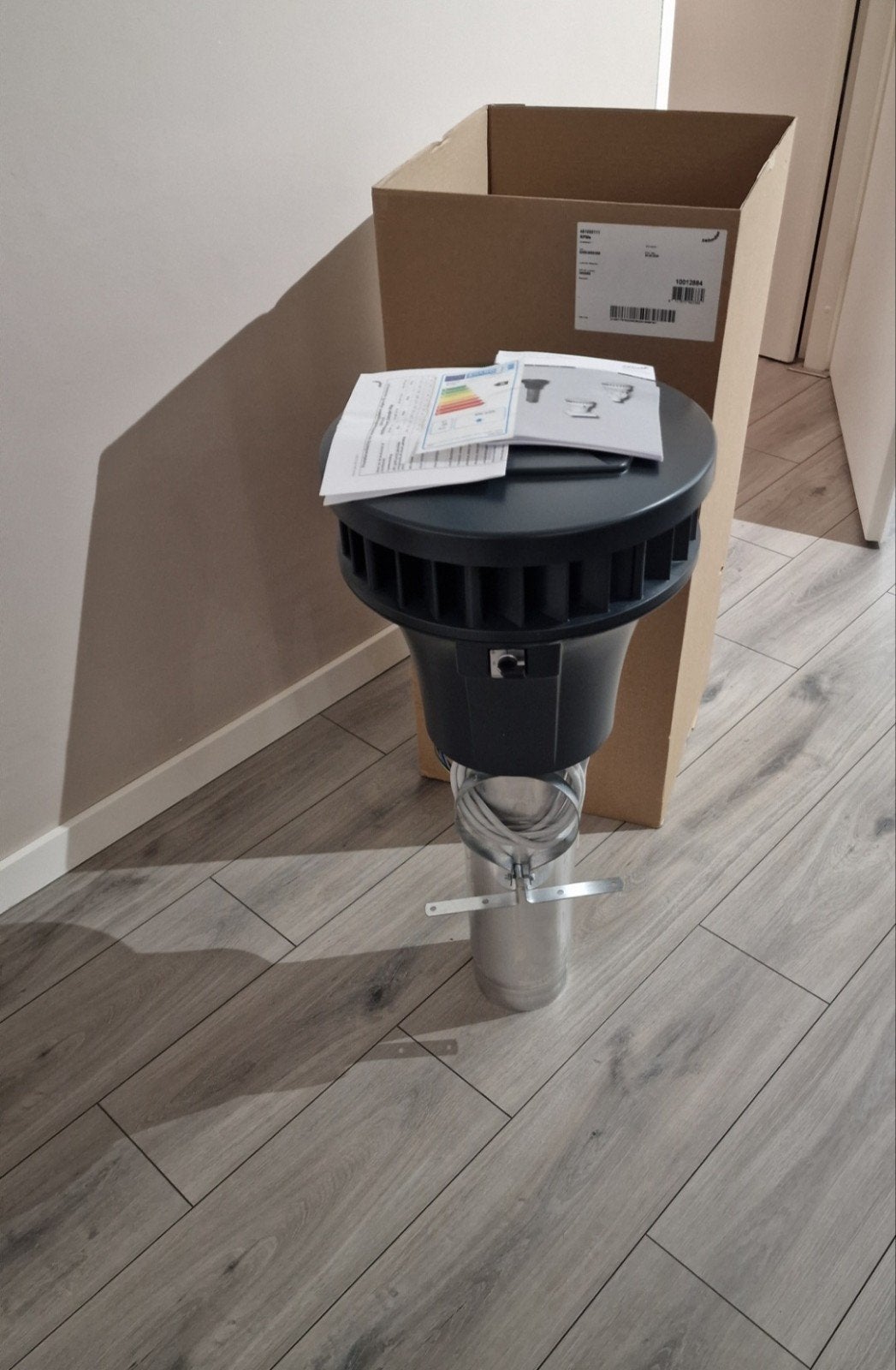 Zehnder pijpventilator NIEUW, Witgoed en Apparatuur, Ventilatoren, Ophalen, Nieuw, Plafondventilator