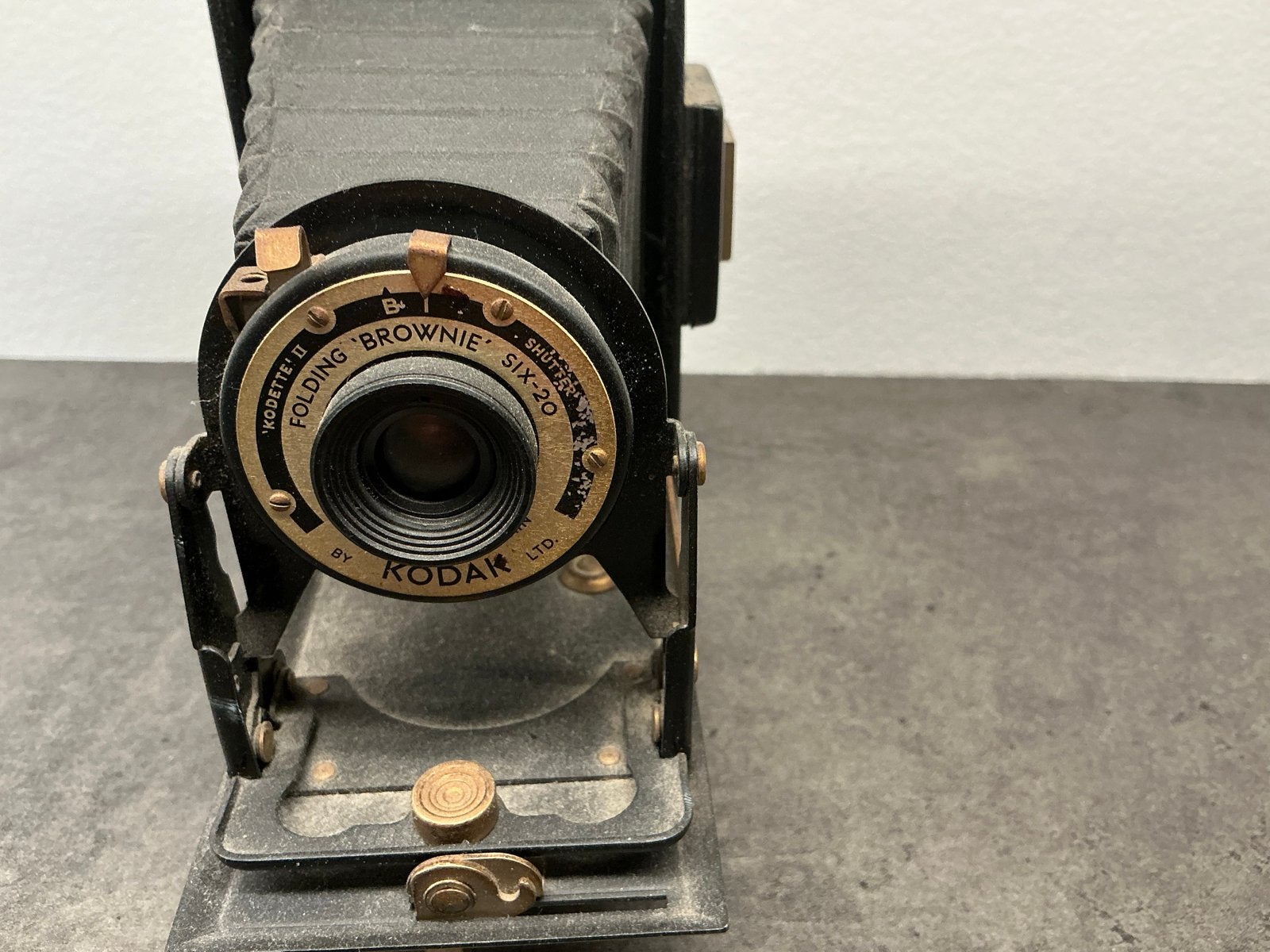 Vintage Kodak Brownie Six-20 Balg Camera - Klassieke Fotogra, Audio, Tv en Foto, Fotocamera's Analoog, Ophalen, Gebruikt, Compact
