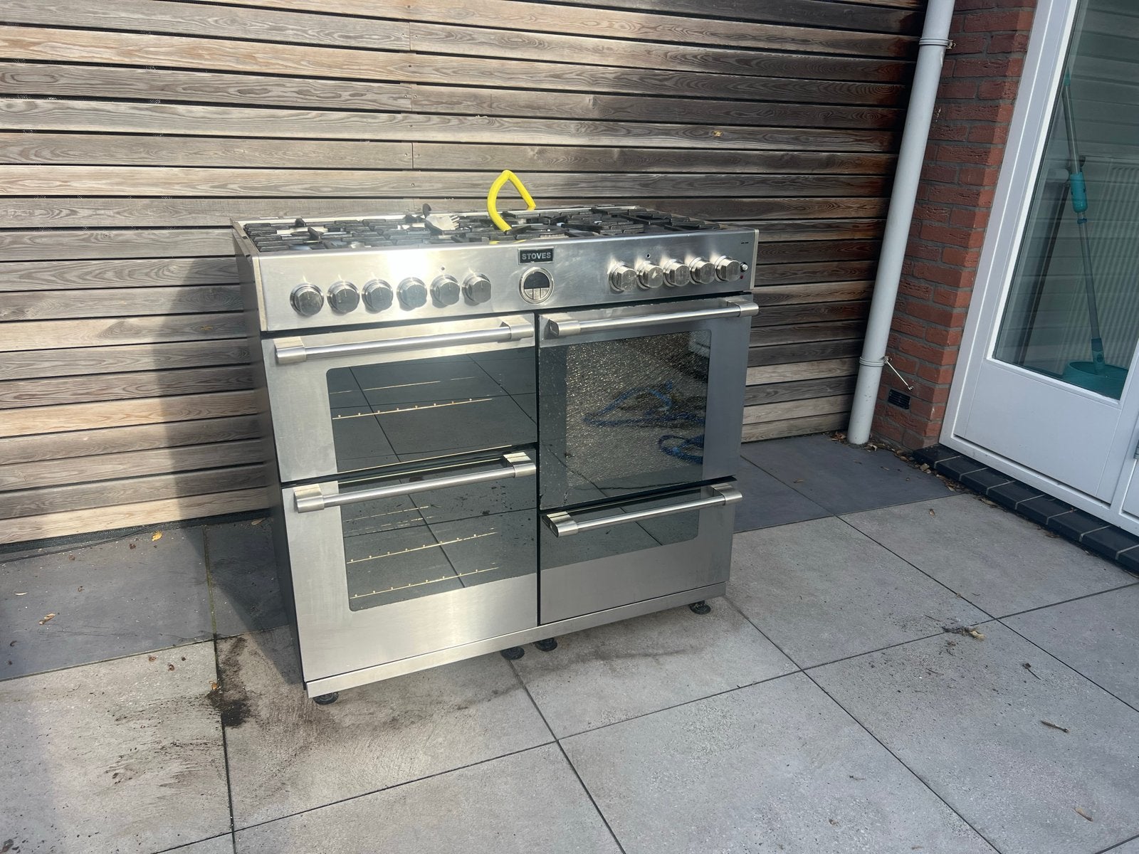 Stoves Fornuis met 7 gaspitten en 4 ovens, Ophalen, Gebruikt, Hete lucht, 60 cm of meer
