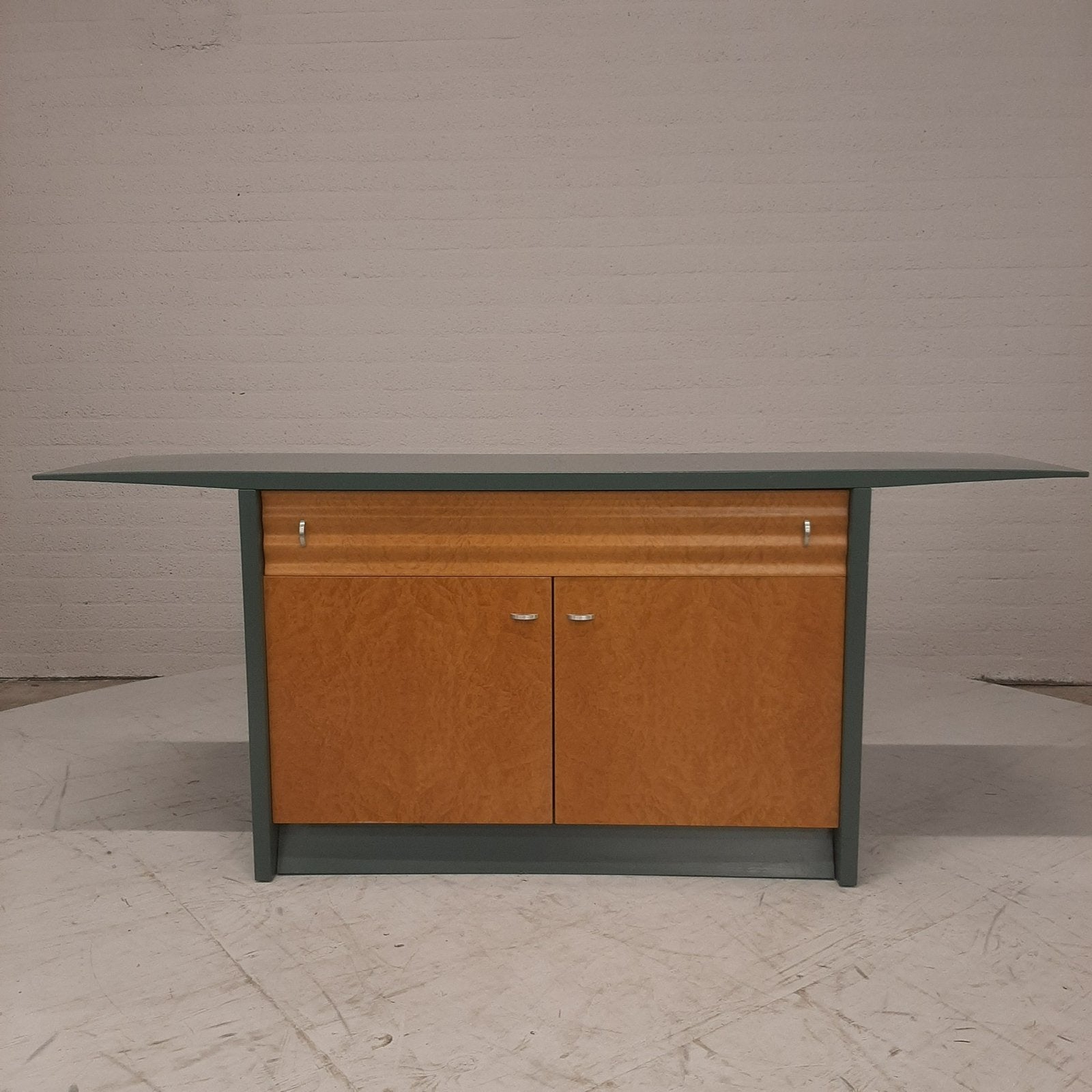 Art Deco | Dressoir | Groen | post modern, Ophalen, Gebruikt, 150 tot 200 cm, Nvt