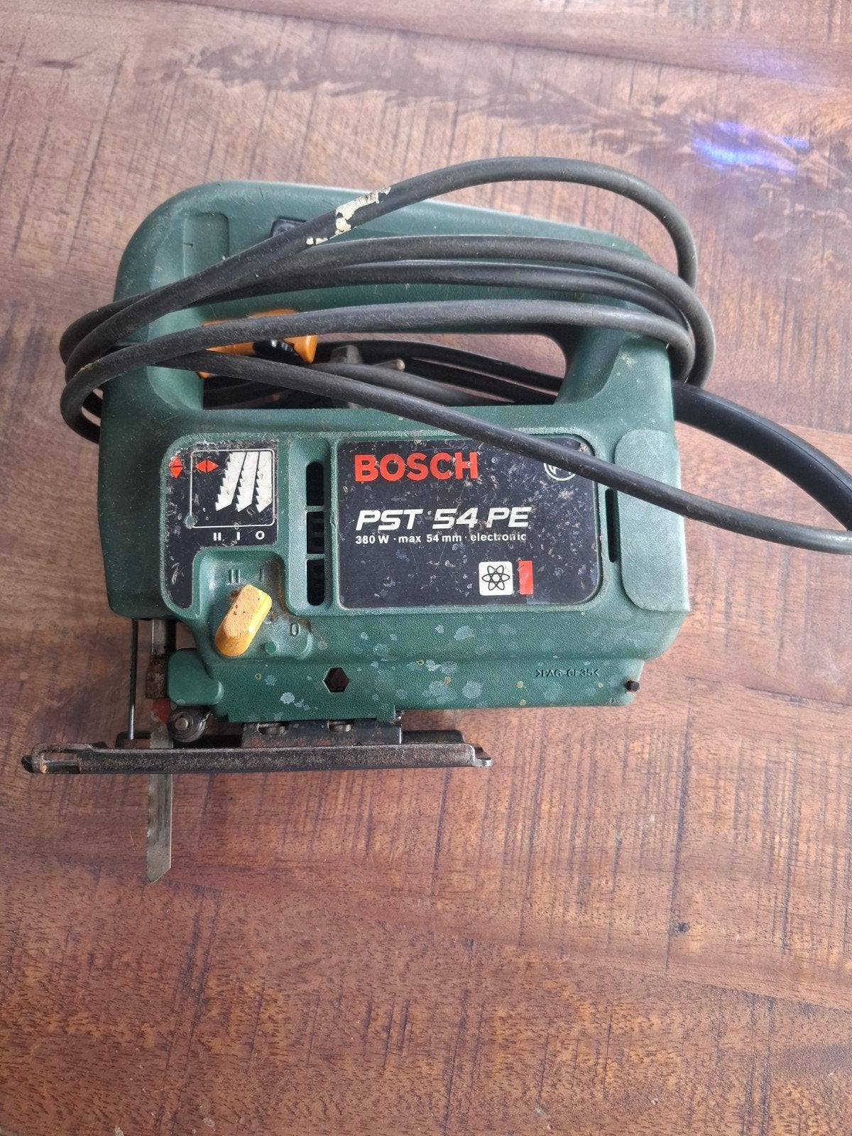 Bosch PST 54 PE Decoupeerzaag - 380W, max 54mm, Gebruikt, Decoupeerzaag, Ophalen of Verzenden, 30 tot 70 mm