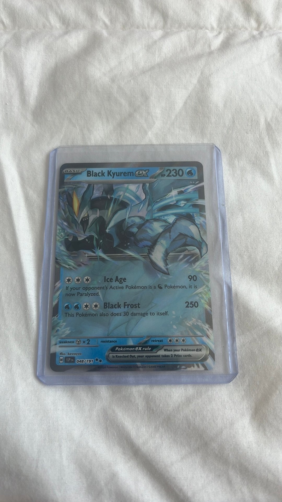 Surging sparks 048/191 black kyurem double rare., Ophalen of Verzenden, Nieuw, Losse kaart