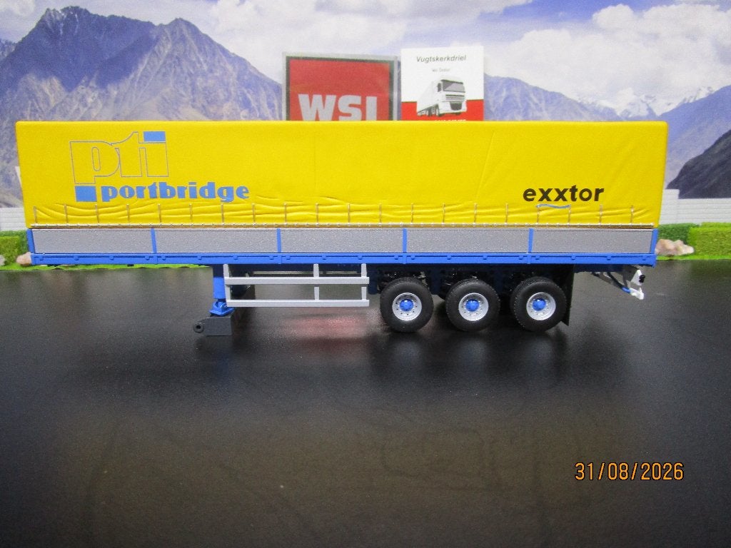 wsi 04-2211 premium line classic curtainsider trailer 3 axle, Ophalen of Verzenden, Nieuw, Bus of Vrachtwagen, Wsi