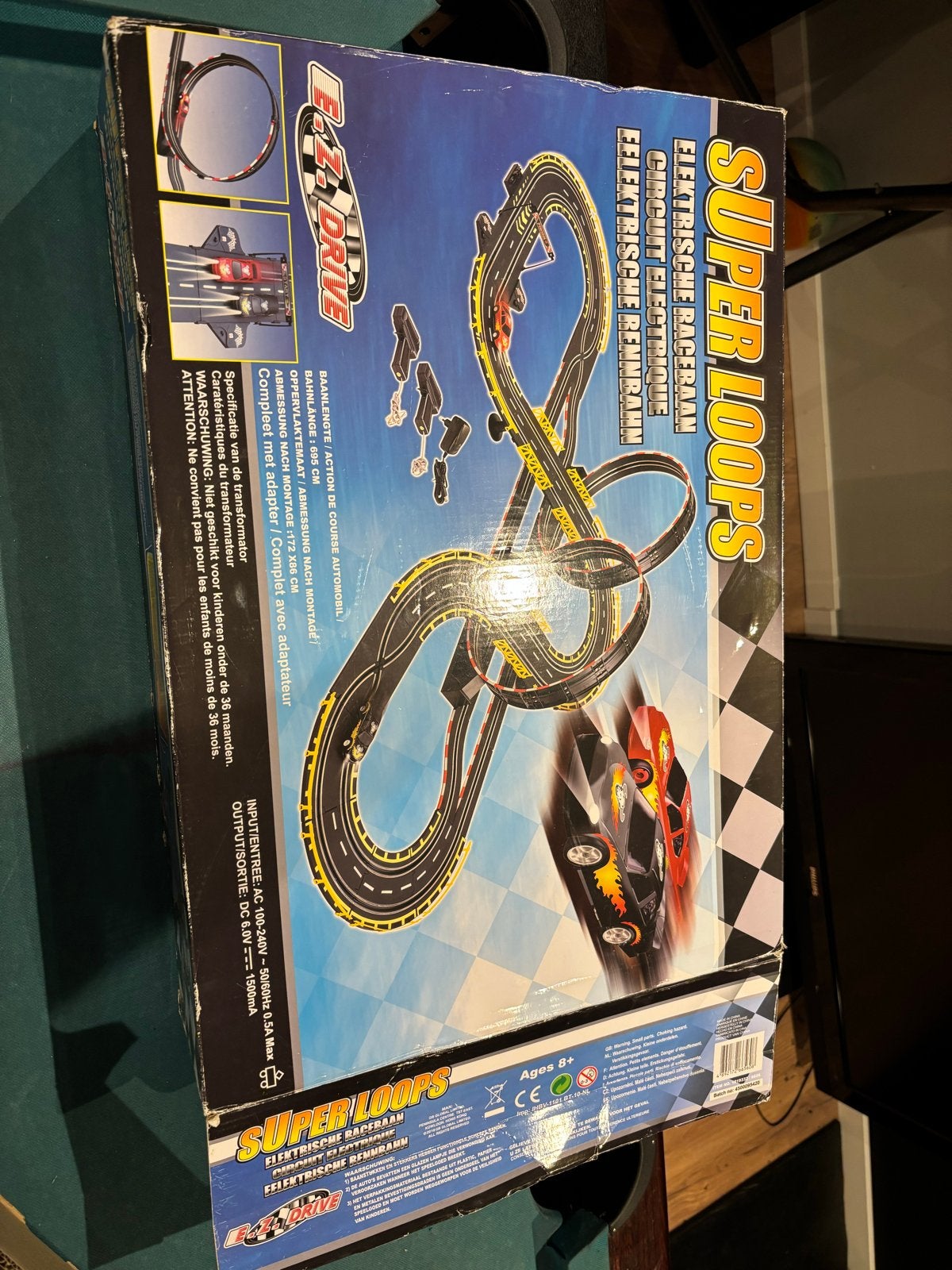 Carrera GO!!! Racebaan met Super Loops en 2 auto's, Carrera, Ophalen of Verzenden, Met looping, Elektrisch