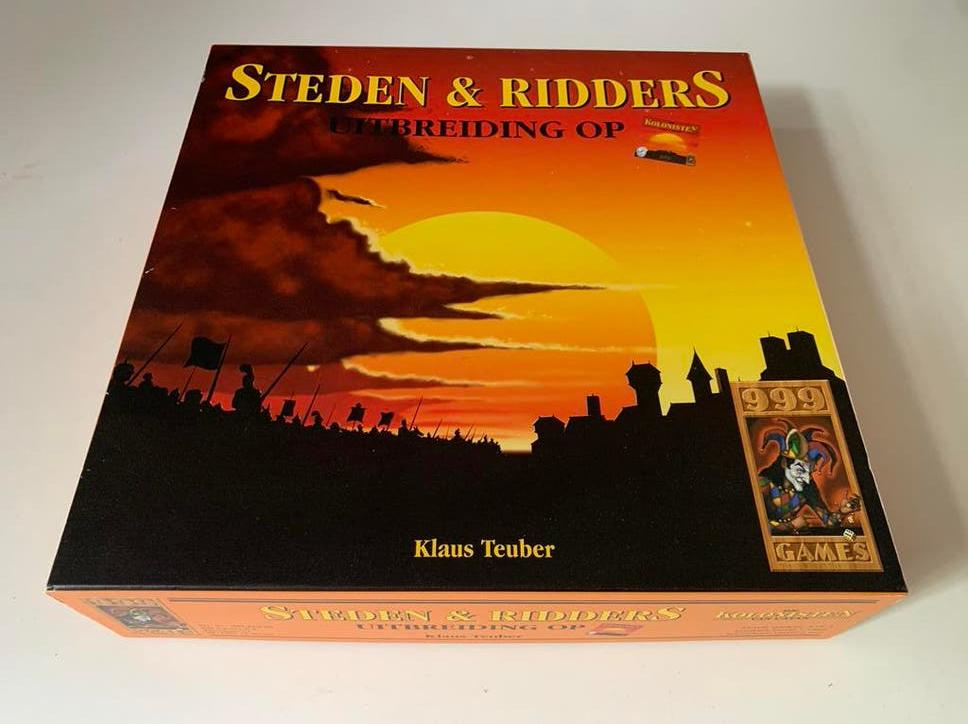 Steden & Ridders Uitbreiding op Kolonisten van Catan nieuw, Drie of vier spelers, Ophalen of Verzenden, Gebruikt