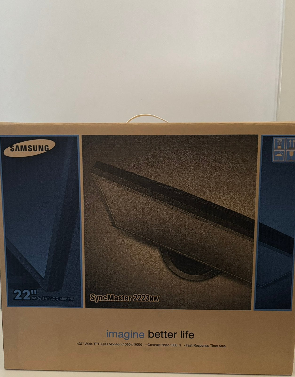 Samsung SyncMaster 2223NW, Ophalen, Zo goed als nieuw, Samsung, LED