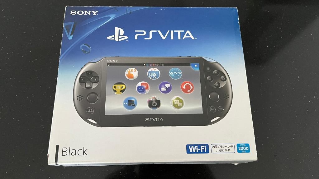 Playstation Vita Slim 2000 PSVita PS Vita WiFi zwart in doos, Spelcomputers en Games, 1 speler, Racen en Vliegen, Ophalen of Verzenden