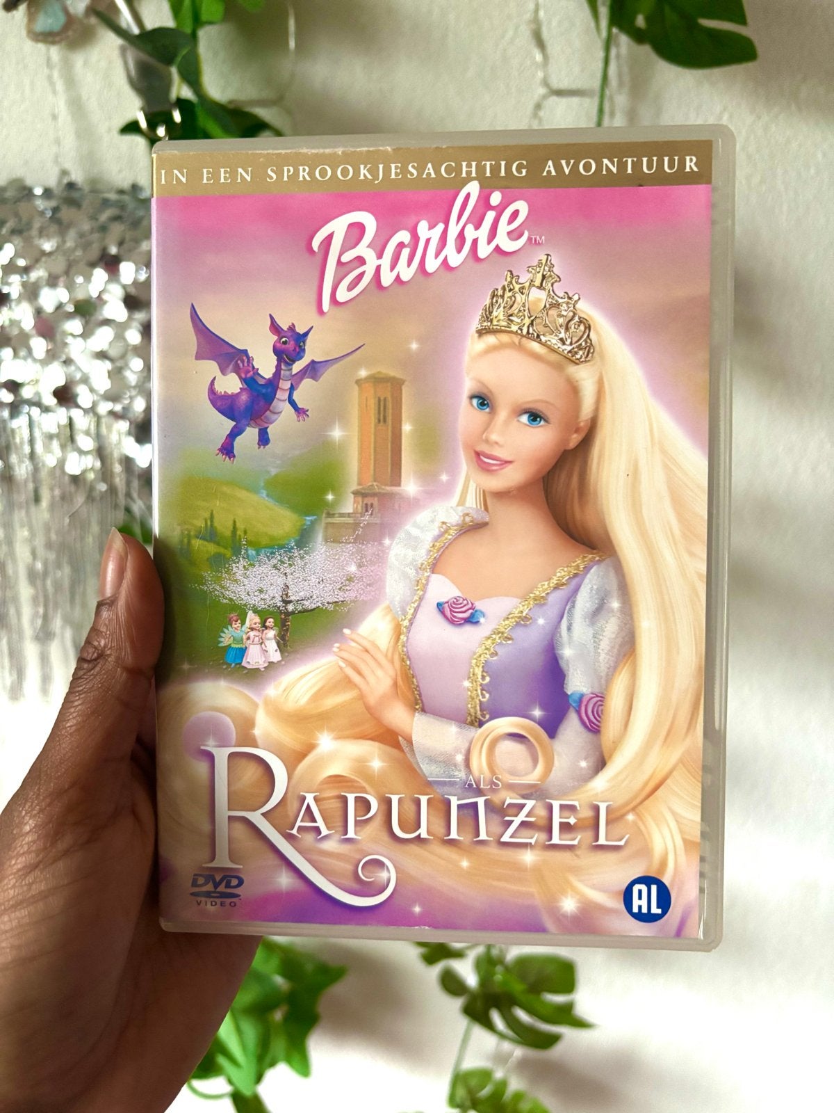 Barbie als Rapunzel DVD, Gebruikt, Animatie, Verzenden, Alle leeftijden