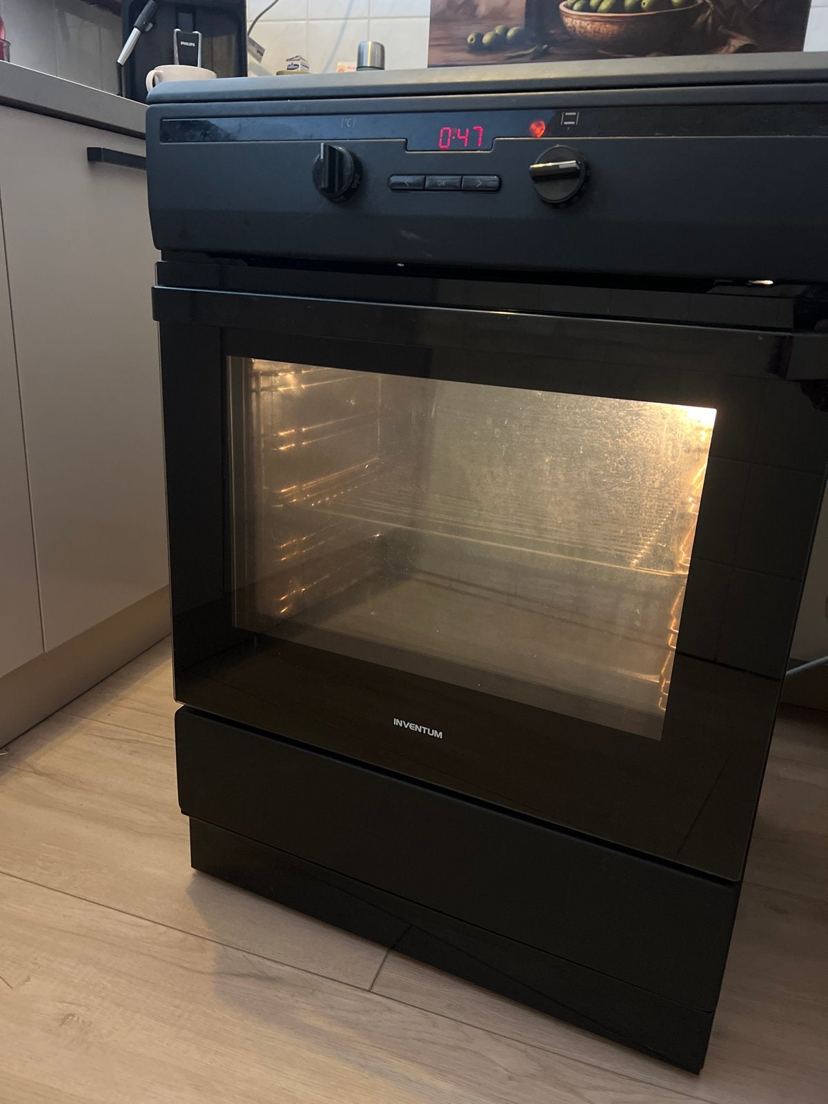 Inventum VFI6042ZWA/04 Inductie Fornuis met Oven, Ophalen, Gebruikt, Magnetron, 60 cm of meer