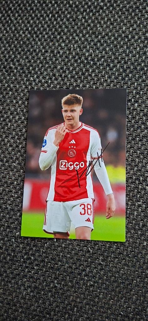 Foto met handtekening; Kristian Hlynsson #2 FC Twente Ajax, Ophalen of Verzenden, Nieuw, Ajax, Overige typen