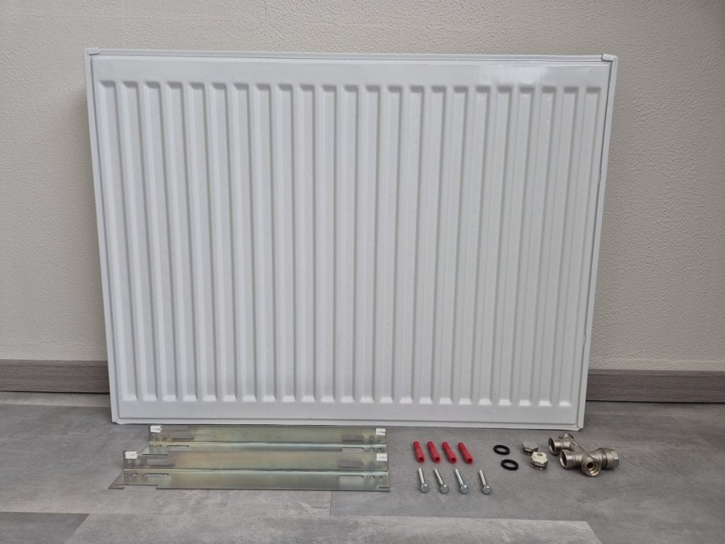 Paneelradiator Plieger Compact 22 - Wit - 60 x 80 cm, Ophalen, 30 tot 80 cm, Radiator, Zo goed als nieuw