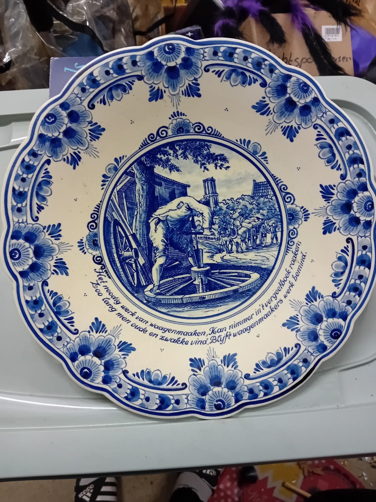 Delfts Blauw DAF Sierbord - Wagenmaker, Ophalen