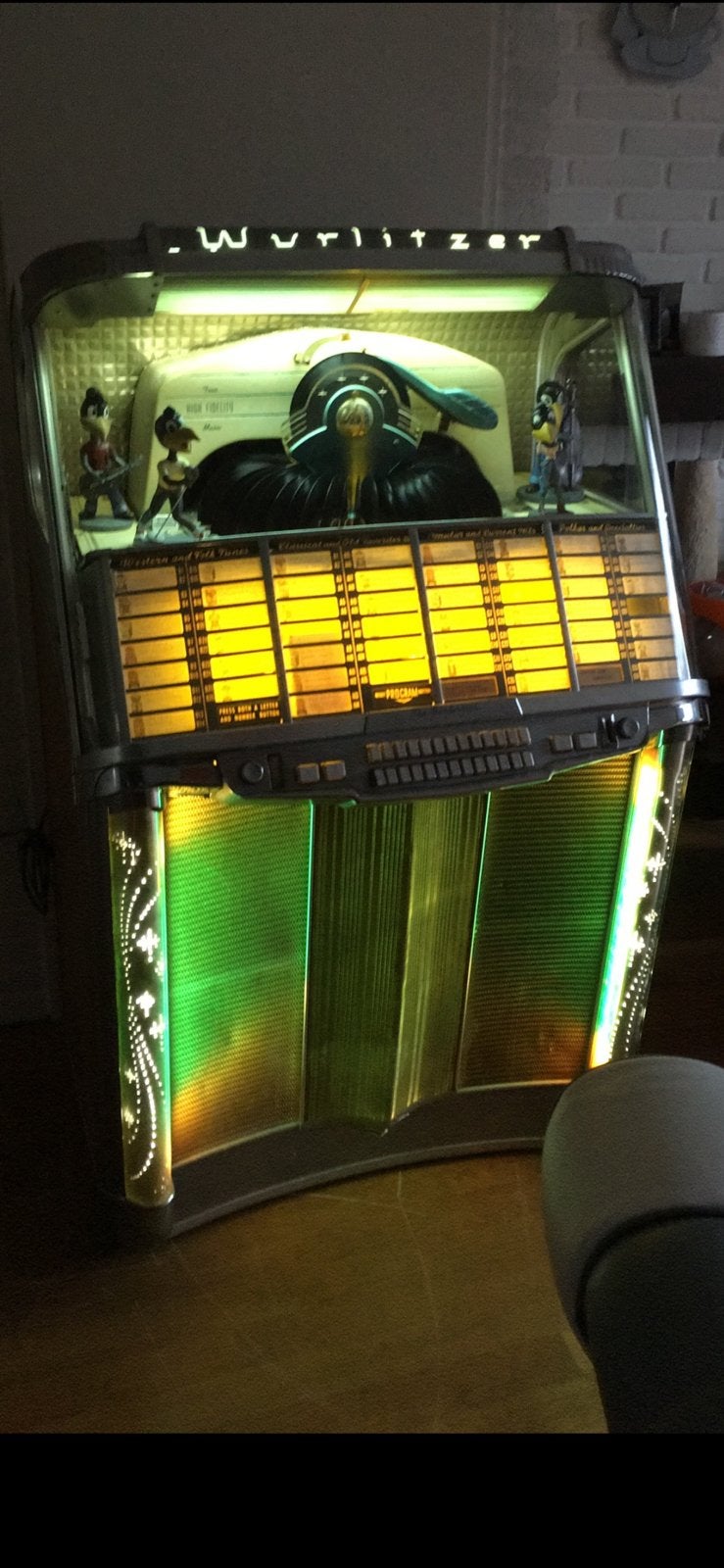 Wurlitzer Jukebox  1900 centennial 1956, Gebruikt, 1950 tot 1960, Wurlitzer, Ophalen