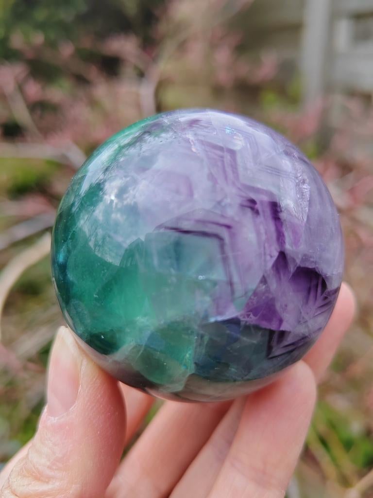 Fluoriet bol 55 mm, Ophalen of Verzenden, Mineraal