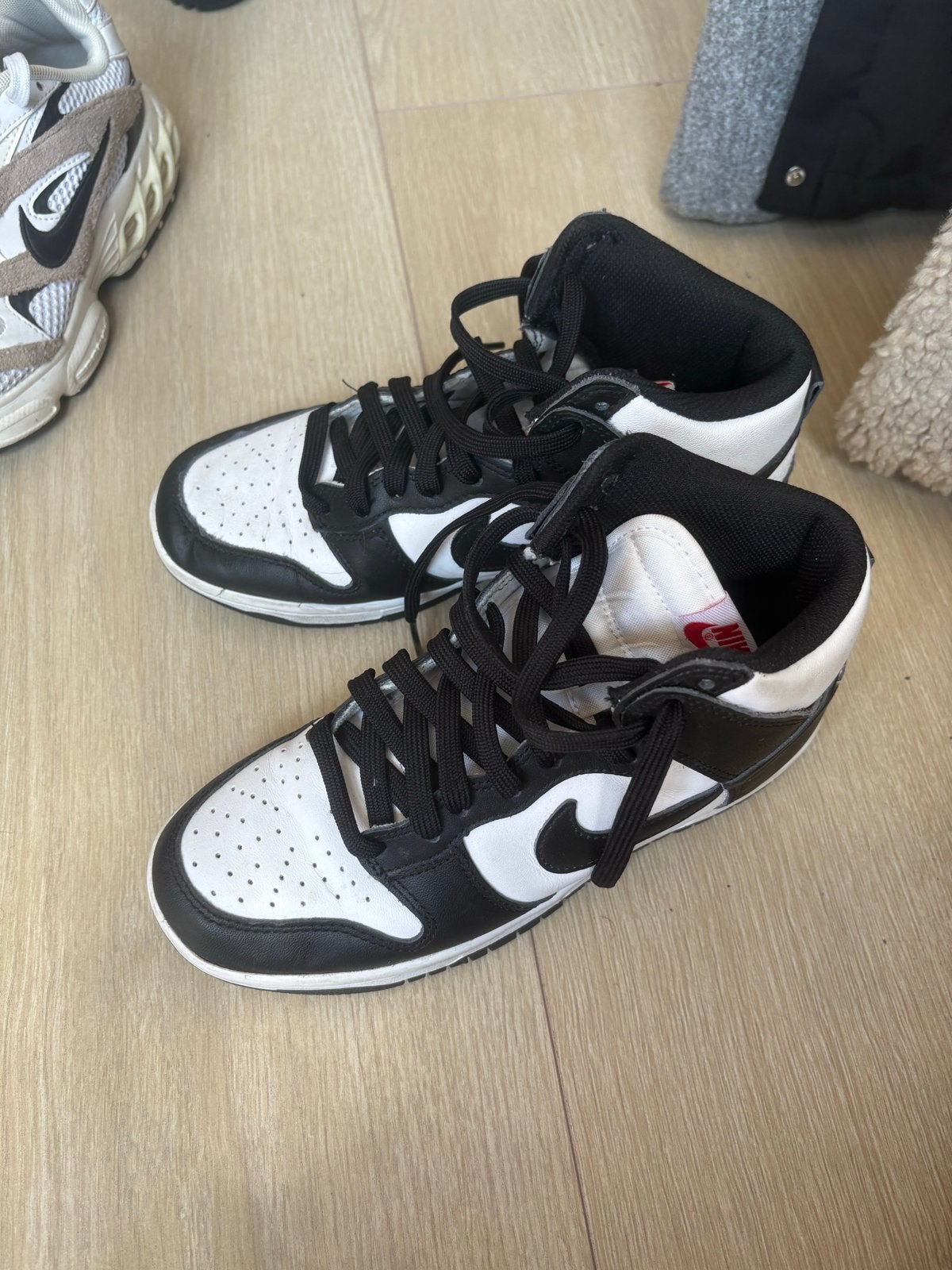 Nike Dunk High Panda - Zwart/Wit maat 37.5, Kleding | Dames, Schoenen, Ophalen, Gedragen, Zwart, Sneakers of Gympen