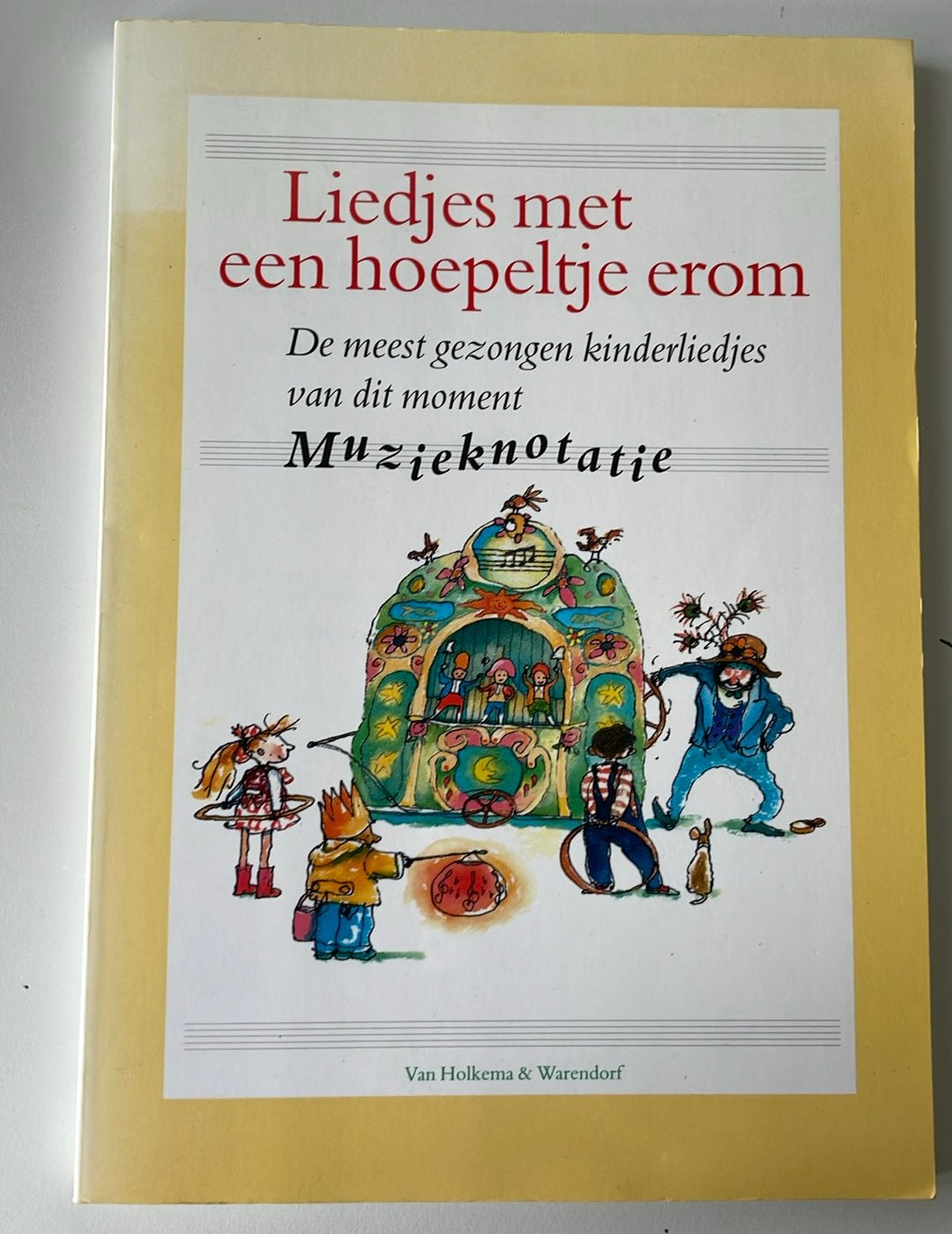 Liedjes met een hoepeltje erom - Kinderliedjes met muzieknot, Boeken, Jan Vermeulen, Fictie algemeen, Ophalen of Verzenden, Zo goed als nieuw
