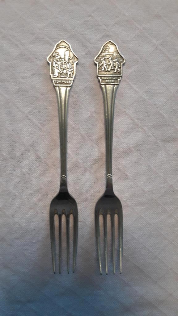 vintage kindervorkjes, Ophalen of Verzenden