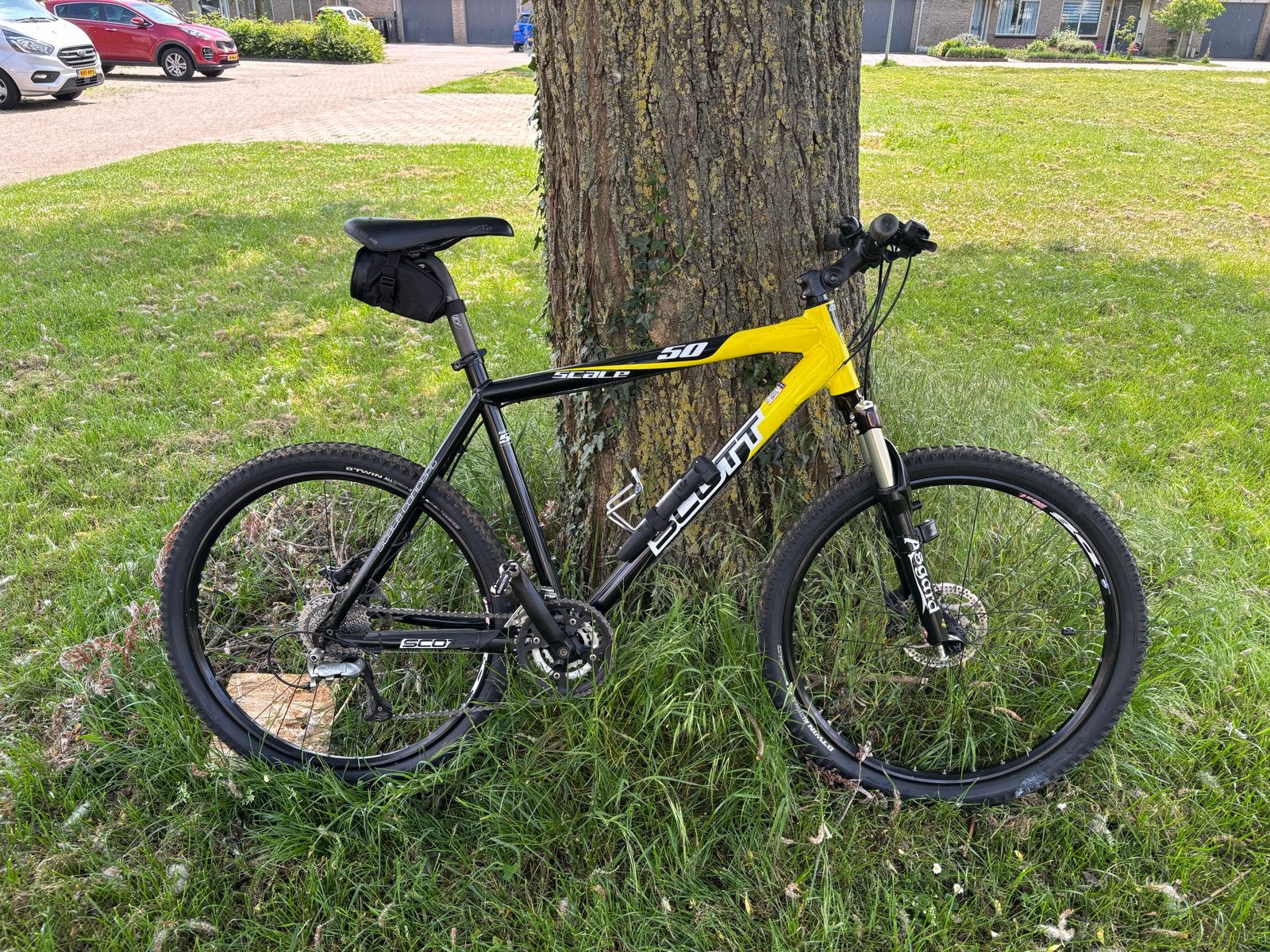 Scott Scale 50 Mountainbike - Zwart/Geel, Fietsen en Brommers, Gebruikt, Hardtail, Heren, Schijfrem