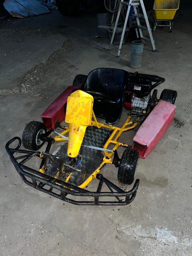 Kart 4 takt 6pk briggs and stratton, Sport en Fitness, Karting, Ophalen of Verzenden, Zo goed als nieuw, Kart