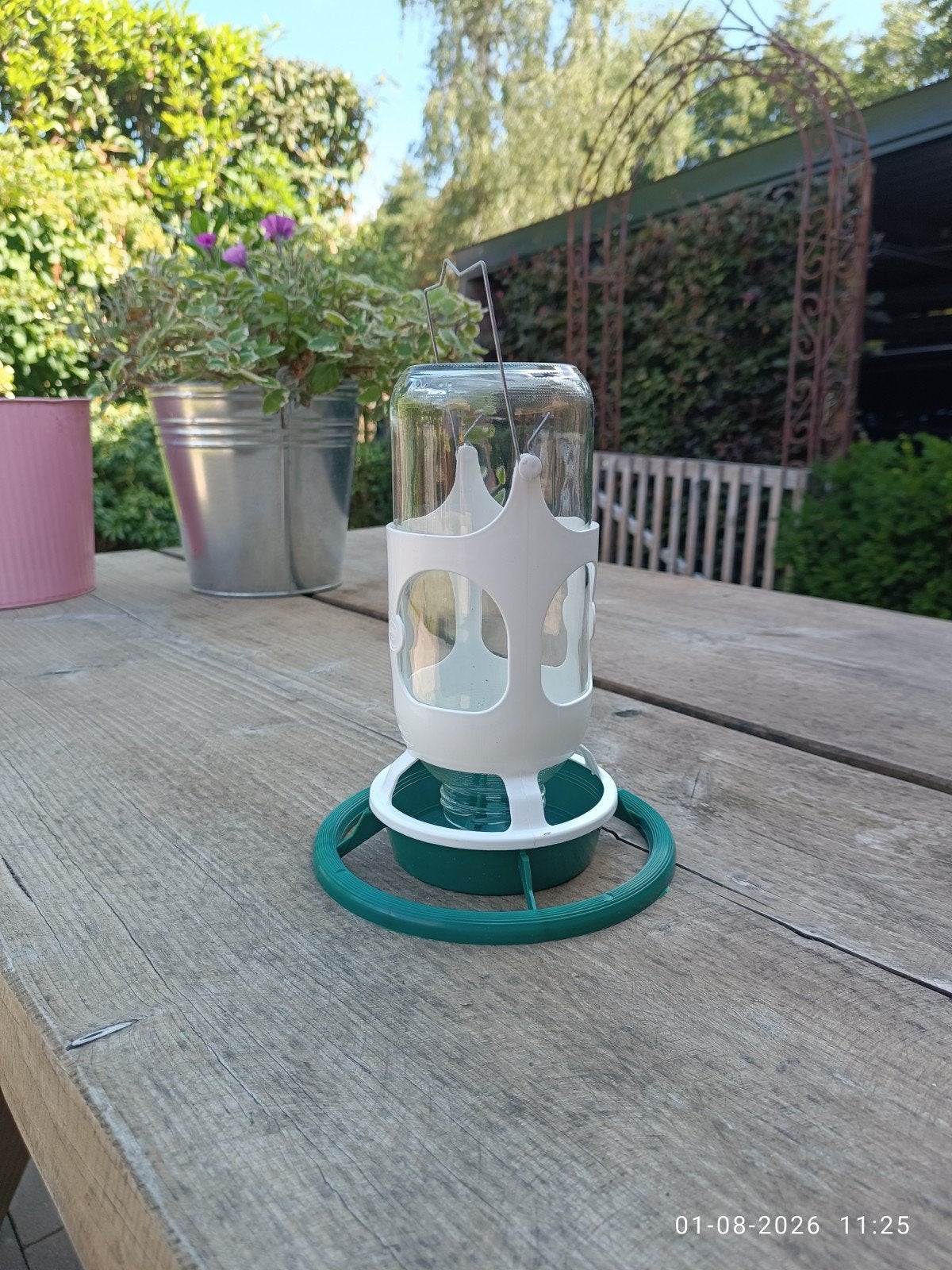 drinkfles vogels totaal 4x, Ophalen, Zo goed als nieuw, Overige typen