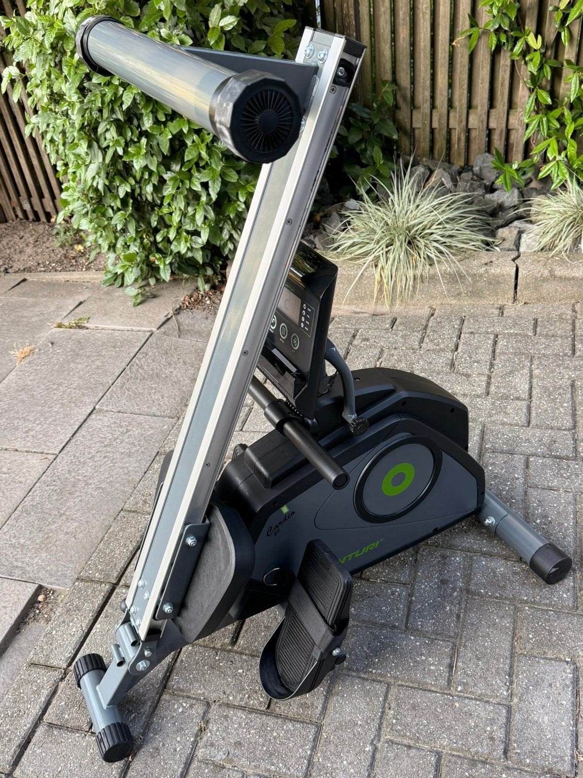 Tunturi Cardio Fit R30 Roeimachine | Werkend | Opvouwbaar, Sport en Fitness, Fitnessapparatuur, Ophalen, Benen, Aluminium, Zo goed als nieuw