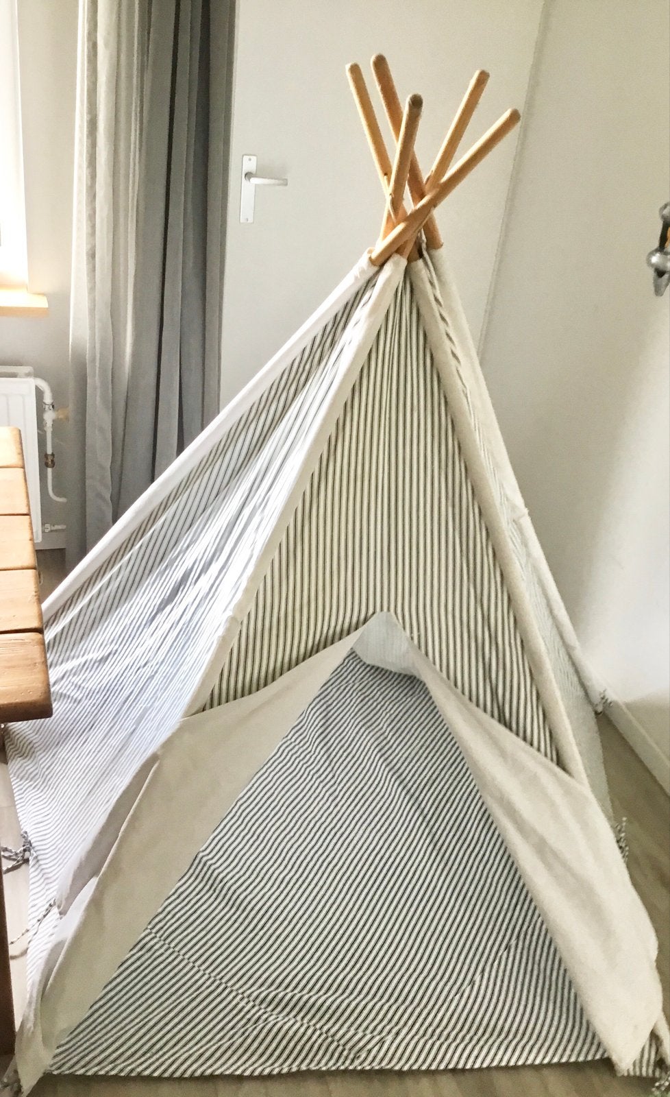 WIGWAM / TIPI / INDIANENTENT VOOR KINDEREN, Kinderen en Baby's, Speelgoed | Buiten | Speelhuisjes, Ophalen, Gebruikt, Hout
