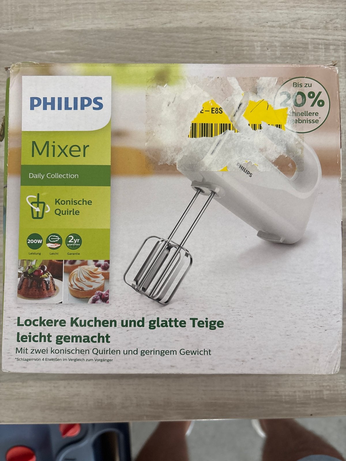 Philips Mixer Daily Collection - Handmixer 200W, Ophalen of Verzenden, Zo goed als nieuw