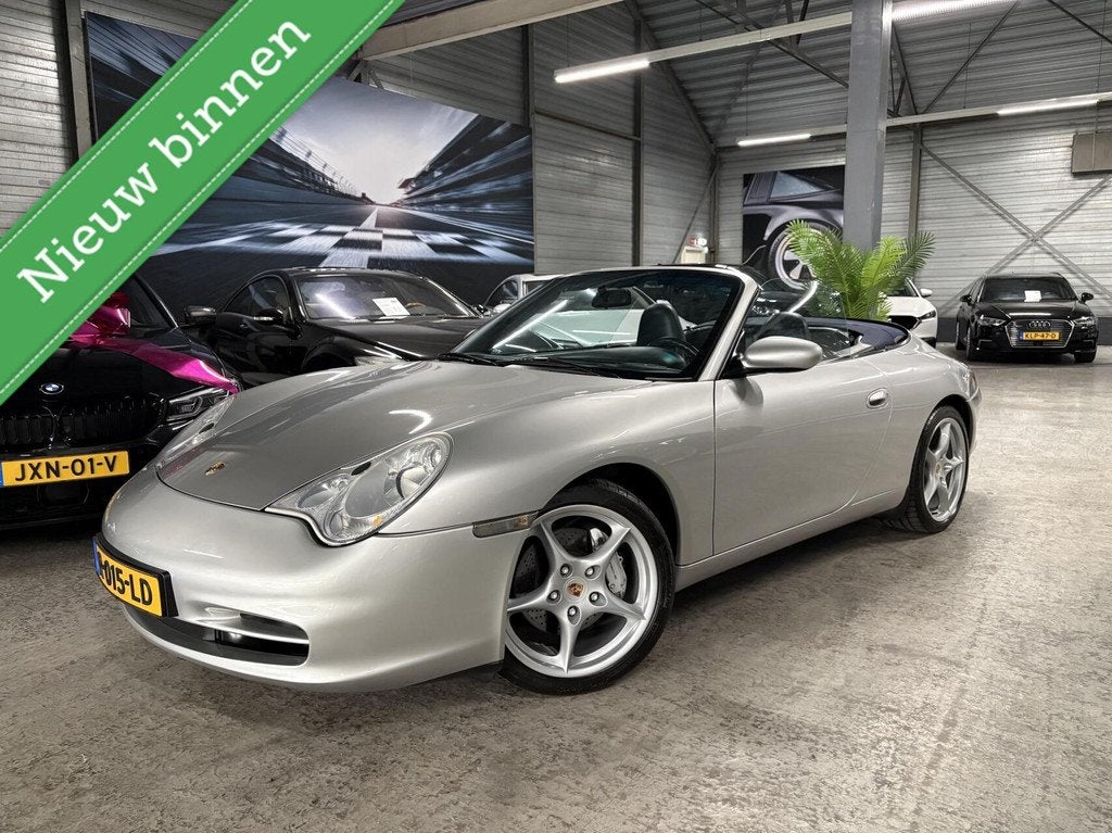 Porsche 911 Cabrio 3.6 Carrera 4 | Motor volledig gereviseer, Auto's, Porsche, 1300 kg, Gebruikt, Cabriolet, Leder
