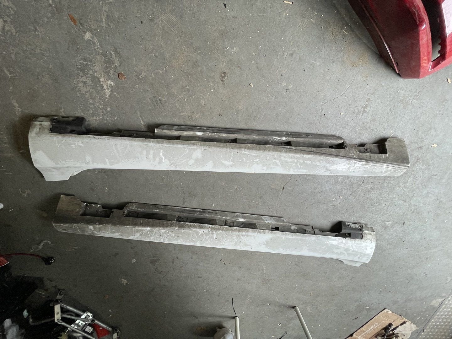Volvo v40 Zijskirrts sideskirts recht+links, Auto-onderdelen, Gebruikt, -, -, Ophalen of Verzenden