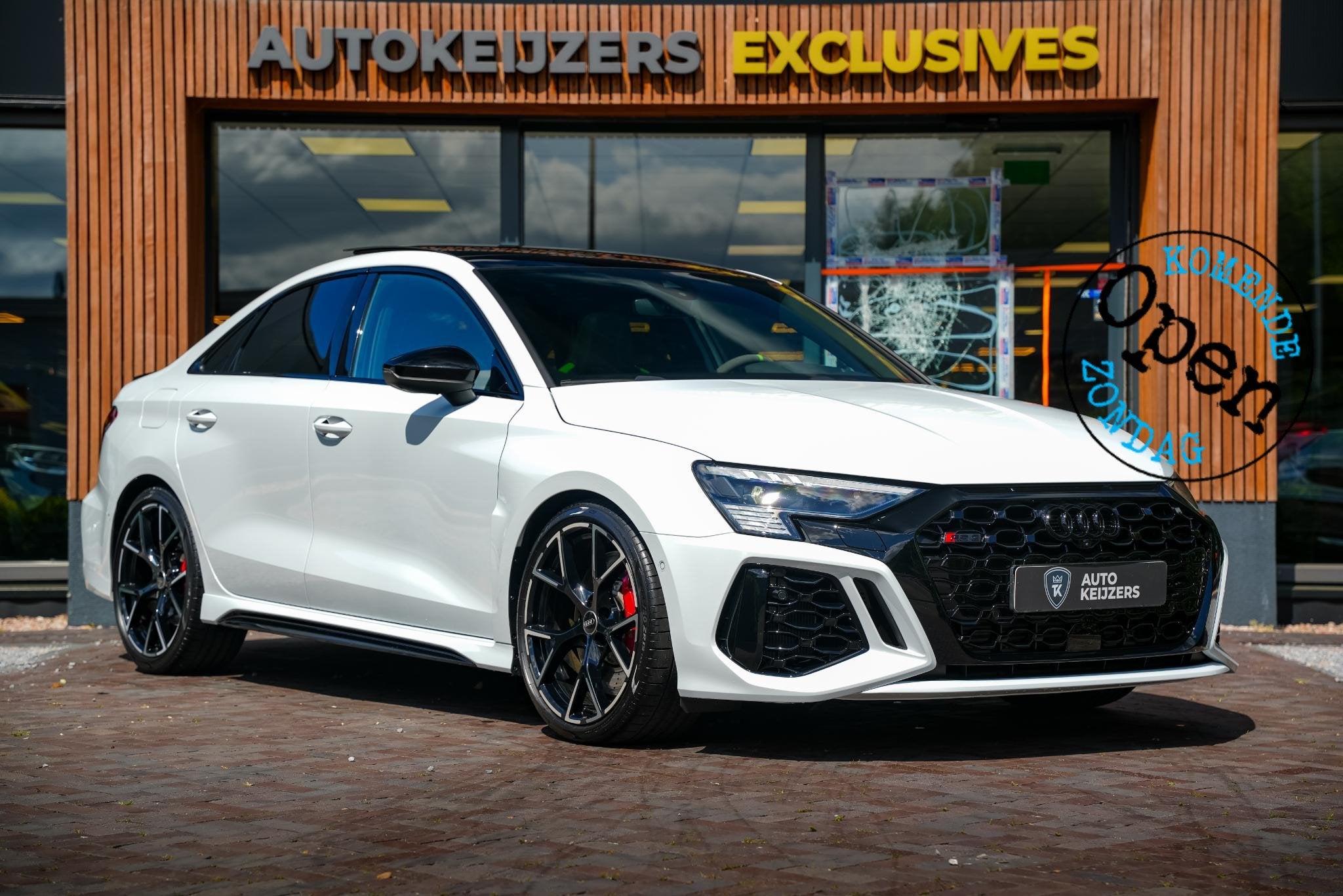 Audi RS3 Limousine 2.5 TFSI RS 3 quattro Panoramadak B&O HUD, Auto's, Audi, Automaat, Automatische klimaatregeling, Gebruikt, RS3
